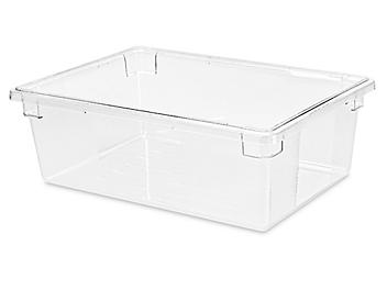 Rubbermaid&reg; Food Storage Boxes - 26 x 18 x 9", Clear S-21501