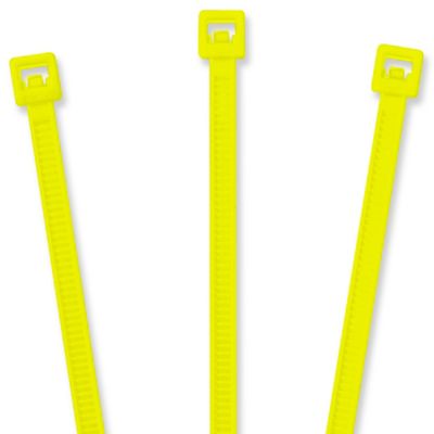 Nylon Cable Ties - 4", Fluorescent Yellow S-2151FY
