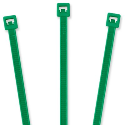 Nylon Cable Ties - 4", Green S-2151G