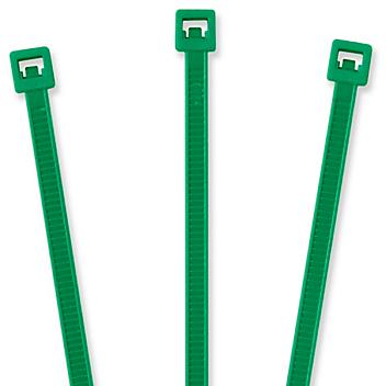 Nylon Cable Ties - 4", Green S-2151G