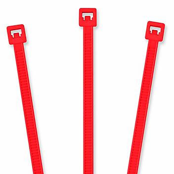 Nylon Cable Ties - 4", Red S-2151R