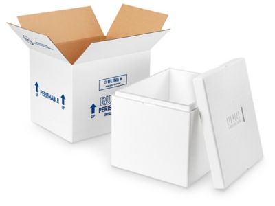 Summer Extra Insulation 11x13x12 Styrofoam Shipping Box –