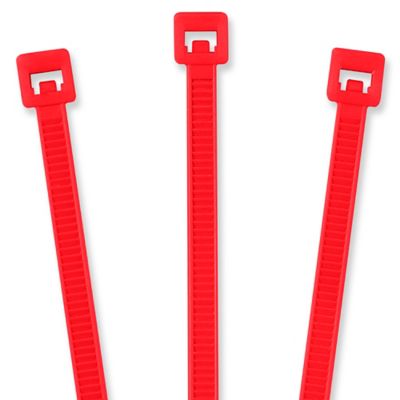 Nylon Cable Ties - 5 1/2", Red S-2152R