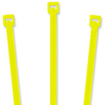 Nylon Cable Ties - 8", Fluorescent Yellow S-2153FY