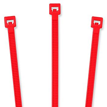 Nylon Cable Ties - 8", Red S-2153R