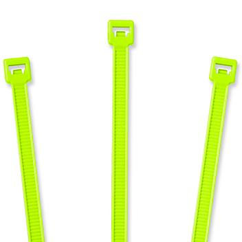 Nylon Cable Ties - 11", Fluorescent Green S-2154FG