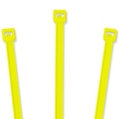 Nylon Cable Ties - 11", Fluorescent Yellow S-2154FY