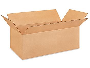 24 x 12 x 8" Lightweight 32 ECT Corrugated Boxes S-21553
