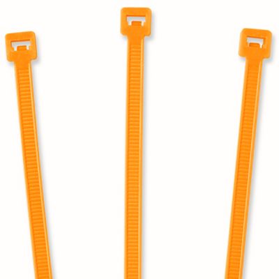 Nylon Cable Ties - 14", Fluorescent Orange S-2155FO