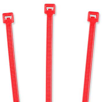 Nylon Cable Ties - 14", Fluorescent Red S-2155FR