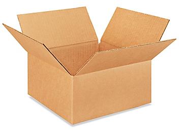 9 x 9 x 4" Lightweight 32 ECT Corrugated Boxes S-21587