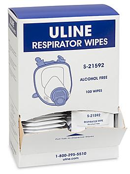 Uline Respirator Cleaning Wipes S-21592