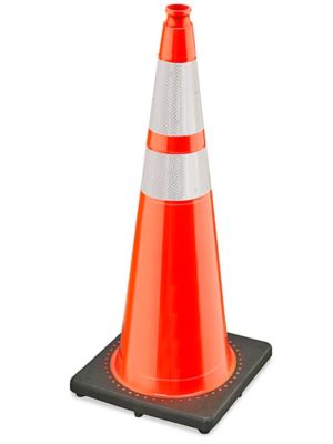 Heavy Duty Reflective Traffic Cones - 36"