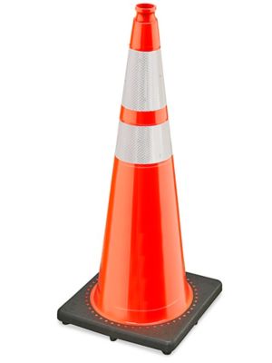  Heavy Duty Reflective Traffic Cones - 36"