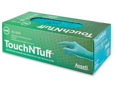Ansell® TouchNTuff® 92-500 Nitrile Gloves - Powdered S-21649 - ULINE