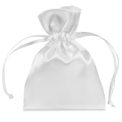 Satin Bags - 3 x 4", White S-21651W