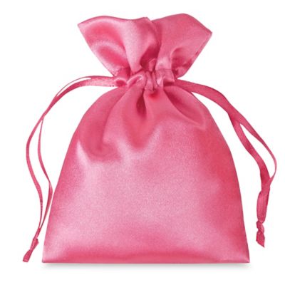 Satin drawstring clearance bag