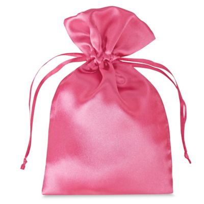Satin Bags - 5 x 7", Hot Pink S-21653HP