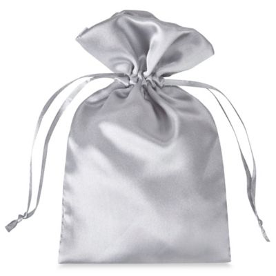 Satin Bags - 5 x 7", Silver S-21653SIL