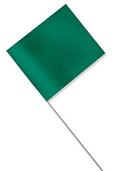 Stake Flags - 4 x 5", Green S-21660G