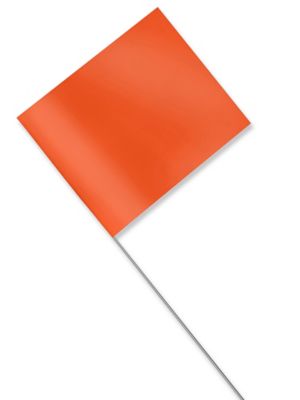 Stake Flags - 4 x 5", Orange S-21660O