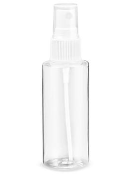 Clear Cylinder Spray Bottles - 2 oz S-21661