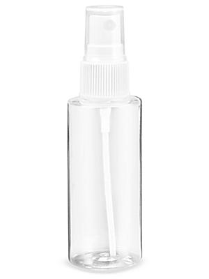 Clear Cylinder Spray Bottles - 2 oz - ULINE - Case of 48 - S-21661