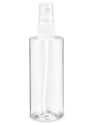 Clear Cylinder Spray Bottles - 2 oz - ULINE - Case of 48 - S-21661