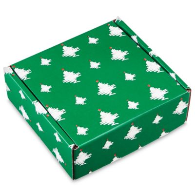 Holiday Mailer - 8 x 8 x 3", Holiday Tree S-21666TREE