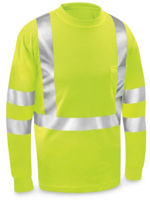 Class 3 Hi-Vis Long Sleeve T-Shirt - 3XL S-21672-3X