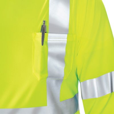 Dri fit high visibility long best sale sleeve shirts