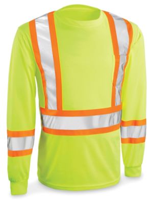 T-shirt à manches longues à haute visibilité – Classe 2