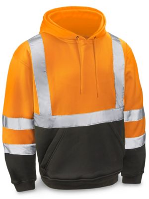 Class 3 Hi-Vis Pullover Hoodie - Orange, Large S-21679ORG-L