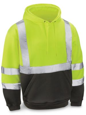 SKSAFETY Sudaderas con capucha reflectantes de alta visibilidad para  hombres, sudaderas de seguridad clase 3 con bolsillos, sudadera de  seguridad para