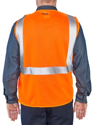 Gilet De Sécurité Haute Visibilité Uline - Vert Fluo - Taille 2XL/3XL - Neuf Avec étiquettes