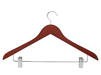 Wood Hangers - Suit Combo, Walnut S-21709WAL