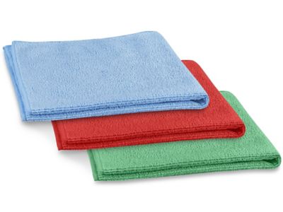 Uline Microfiber General Purpose Towels - Assorted S-21714 - Uline