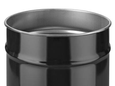 Steel Drum with Lid - 10 Gallon, Open Top, Unlined S-21718 - ULINE