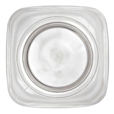 Clear Square Plastic Juice Bottles - 12 oz, White Cap