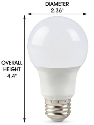 Sylvania LED Screw In Light Bulbs 800 Lumens Warm S 21733 Uline