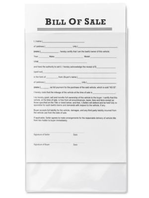 Press-On Vinyl Envelopes - 8 1/2 x 14" S-21746