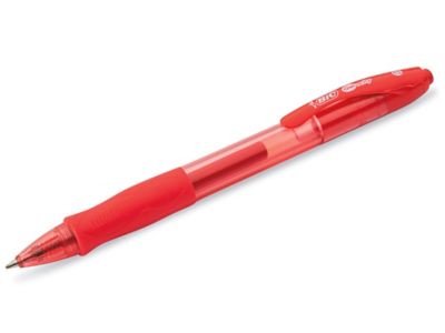 BIC® Gel-ocity™ Gel Pen - Fine Tip, Red S-21758R - Uline