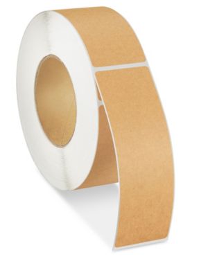 Block Out Labels - Kraft, 2 x 6" S-21769K