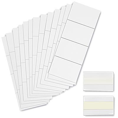 Plastic Label Holders - Adhesive Back, 2 x 3 - ULINE - Carton of 25 - S-21785