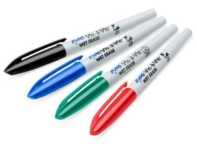 Expo® Wet Erase Markers - Fine Tip, Assorted