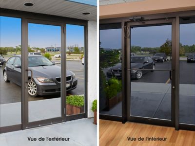 Rouleaux de film miroir sans tain – 36 po x 25 pi S-21803 Uline