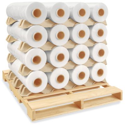 Uline Machine Length Stretch Film Skid Lot - Blown, 80 gauge, 30" x 5,000' S-2182S