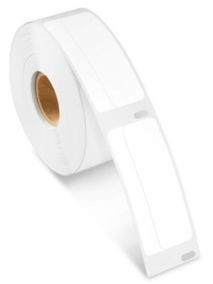 3/8 X 2-13/16 (2-Up) 8mm Viedo Labels - DYMO 400/450 Series Printer  Labels - 30339 Comparable - 700 Labels/Roll- White