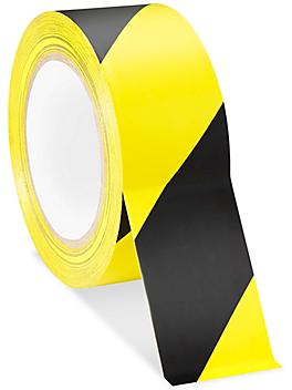 Uline Industrial Vinyl Safety Tape - 2" x 36 yds, Yellow/Black S-2183