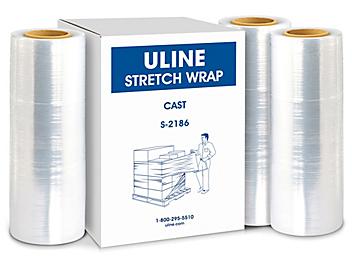 Uline Stretch Wrap - Cast, 70 gauge, 15" x 1,500' S-2186